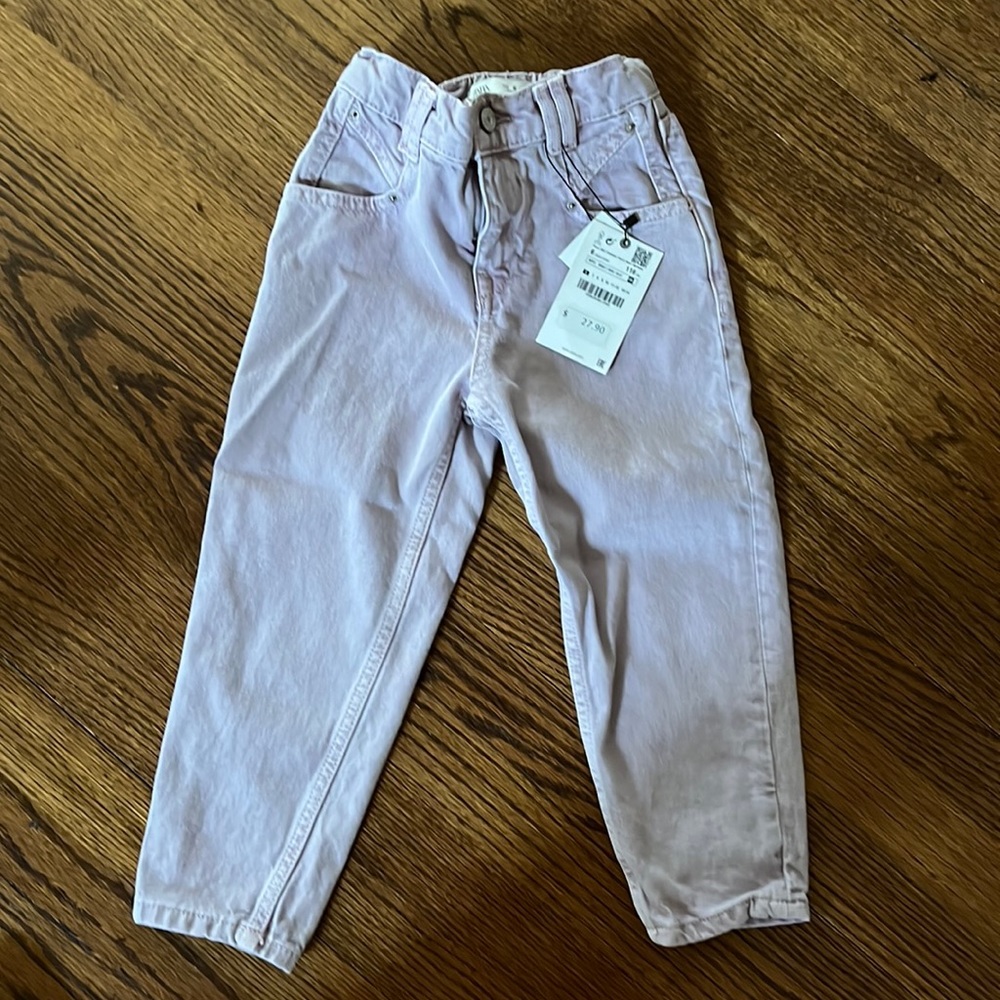 Zara girls size 6 violet NEVER WORN